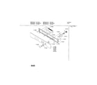 Bosch HBN755AUC/01 fascia panel diagram