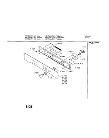 Fascia panel
