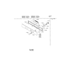 Bosch HBN756AUC/01 fascia panel diagram