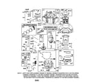 Craftsman 917276701 cylinder/crankshaft/housing-blower diagram