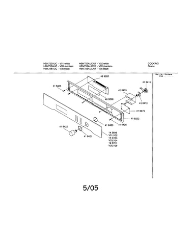 Fascia panel