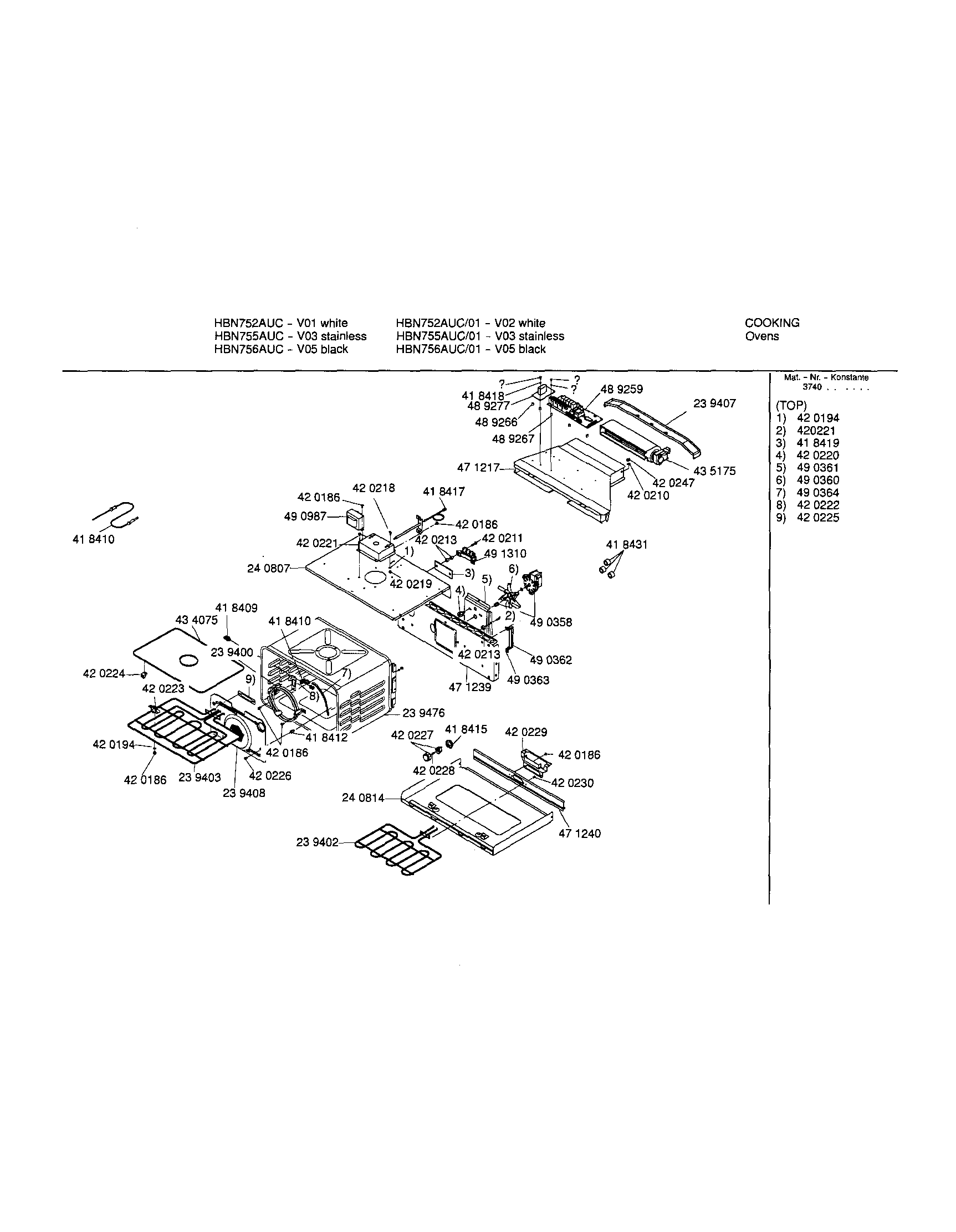 Upper cavity