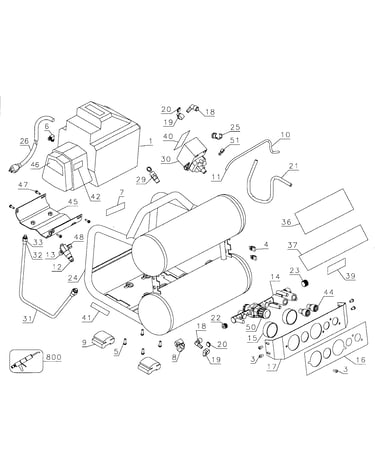 Pump/motor/frame