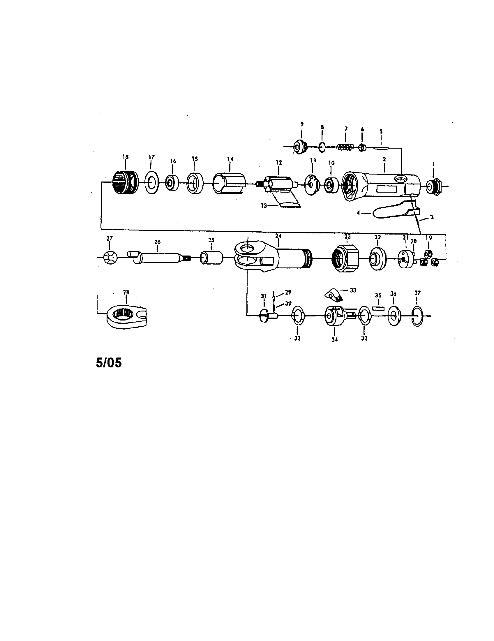 3/8" DRIVE RATCHET WRENCH