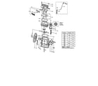 Florida Pneumatic 19551 flywheel/crankcase/crankshaft diagram