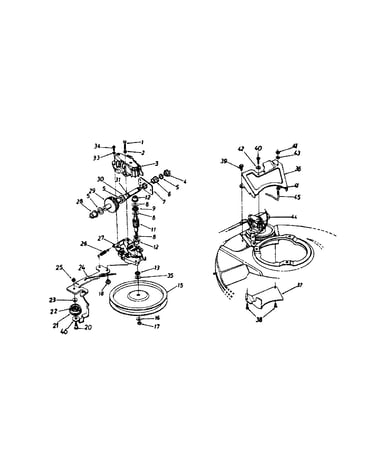 Housing/pulley/shaft