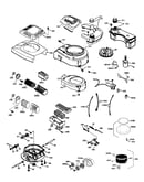 Blower housing/oil pump