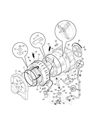 Motor/tub