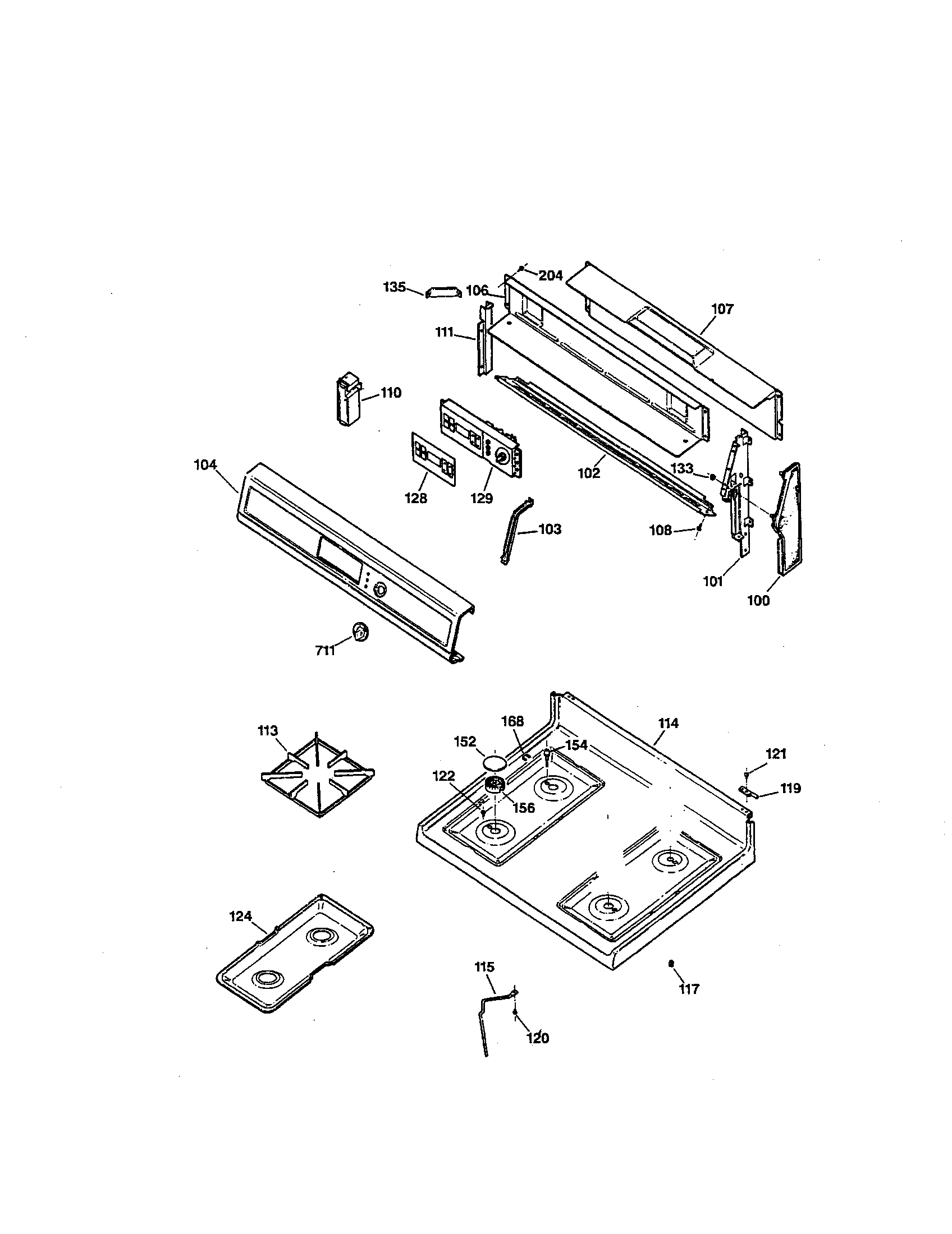 CONTROL PANEL AND COOKTOP