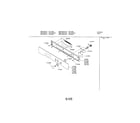 Bosch HBN746AUC/01 fascia panel diagram