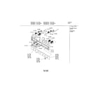 Bosch HBL455AUC/01 fascia panel diagram