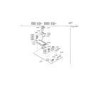 Bosch HBL455AUC/01 upper internal panel diagram