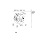 Bosch HBL452AUC/01 fascia panel diagram
