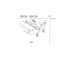 Bosch HBN745AUC/01 fascia panel diagram
