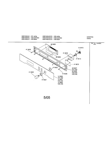 Fascia panel