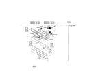 Bosch HBN445AUC/01 fascia panel diagram