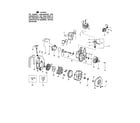 Poulan PBV200 TYPE 5 engine assembly diagram