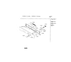Bosch HBL765AUC/01 fascia panel diagram