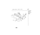 Bosch HBL755AUC/01 fascia panel diagram
