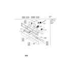 Bosch HBL442AUC/01 fascia panel diagram