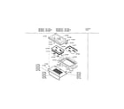 Bosch HBL435AUC/01 door diagram