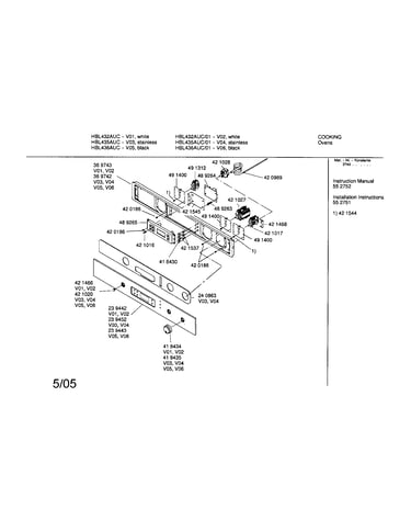 Fascia panel