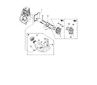 Homelite UT-20691-R carburetor/fuel tank diagram