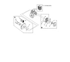 Homelite UT-20691-R muffler/air cleaner diagram