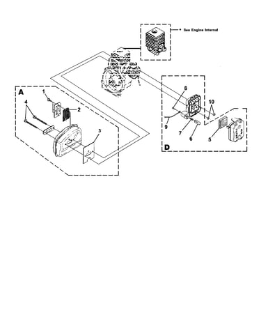 Muffler/air cleaner