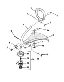 Shaft/spool/string/grease deflectro
