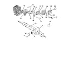 Homelite UT-10901 carburetor/muffler/air filter diagram