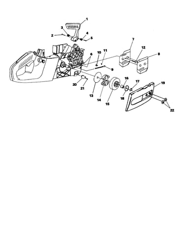 Clutch/hand guard/drive case cover