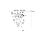 Bosch HBN446AUC/01 fascia panel diagram