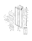 Refrigerator door