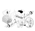 Craftsman 917371510 wheels/tires/bag/gear case diagram