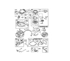 Craftsman 917371510 short-block/starter-rewind diagram