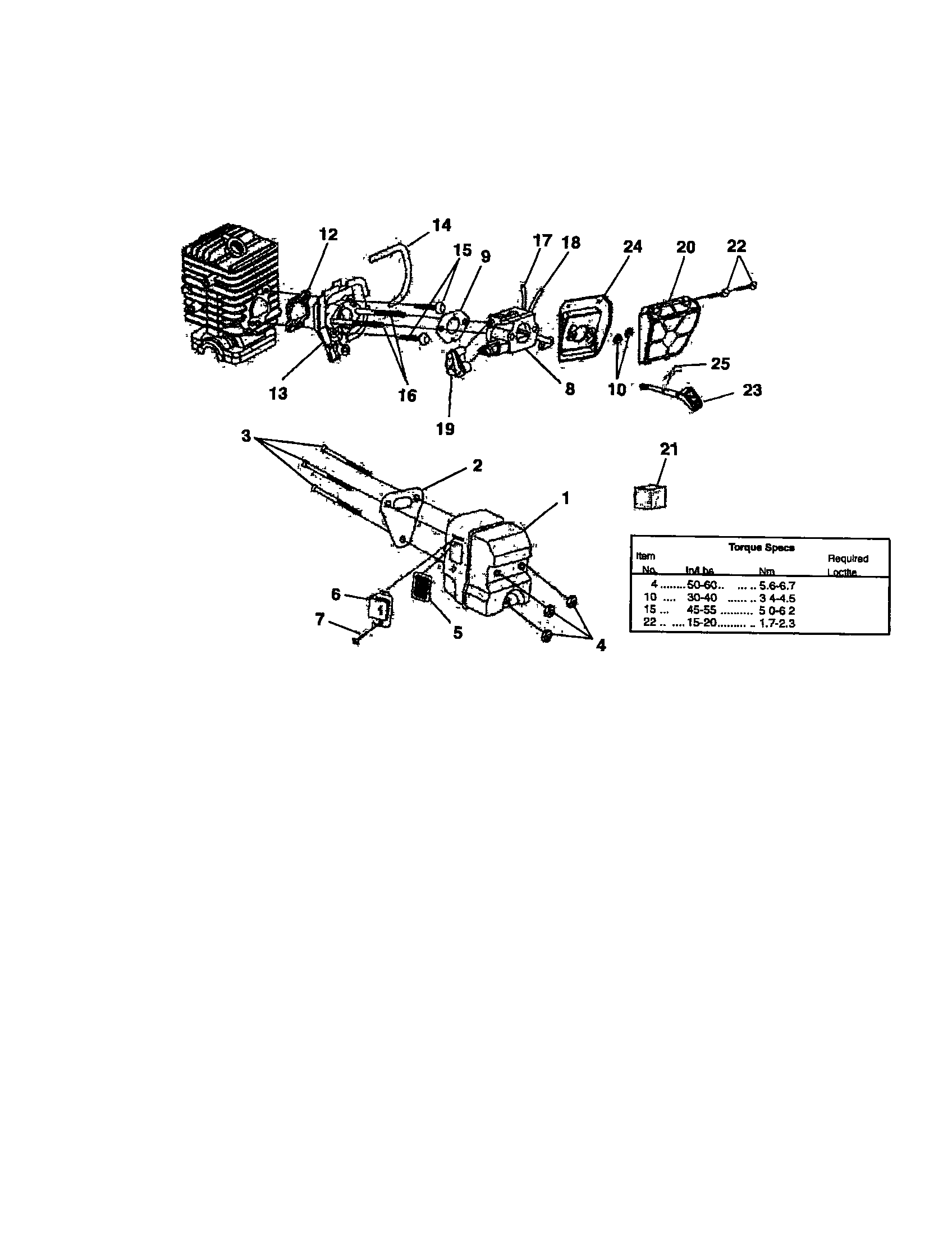 CARBURETOR/MUFFLER/AIR FILTER