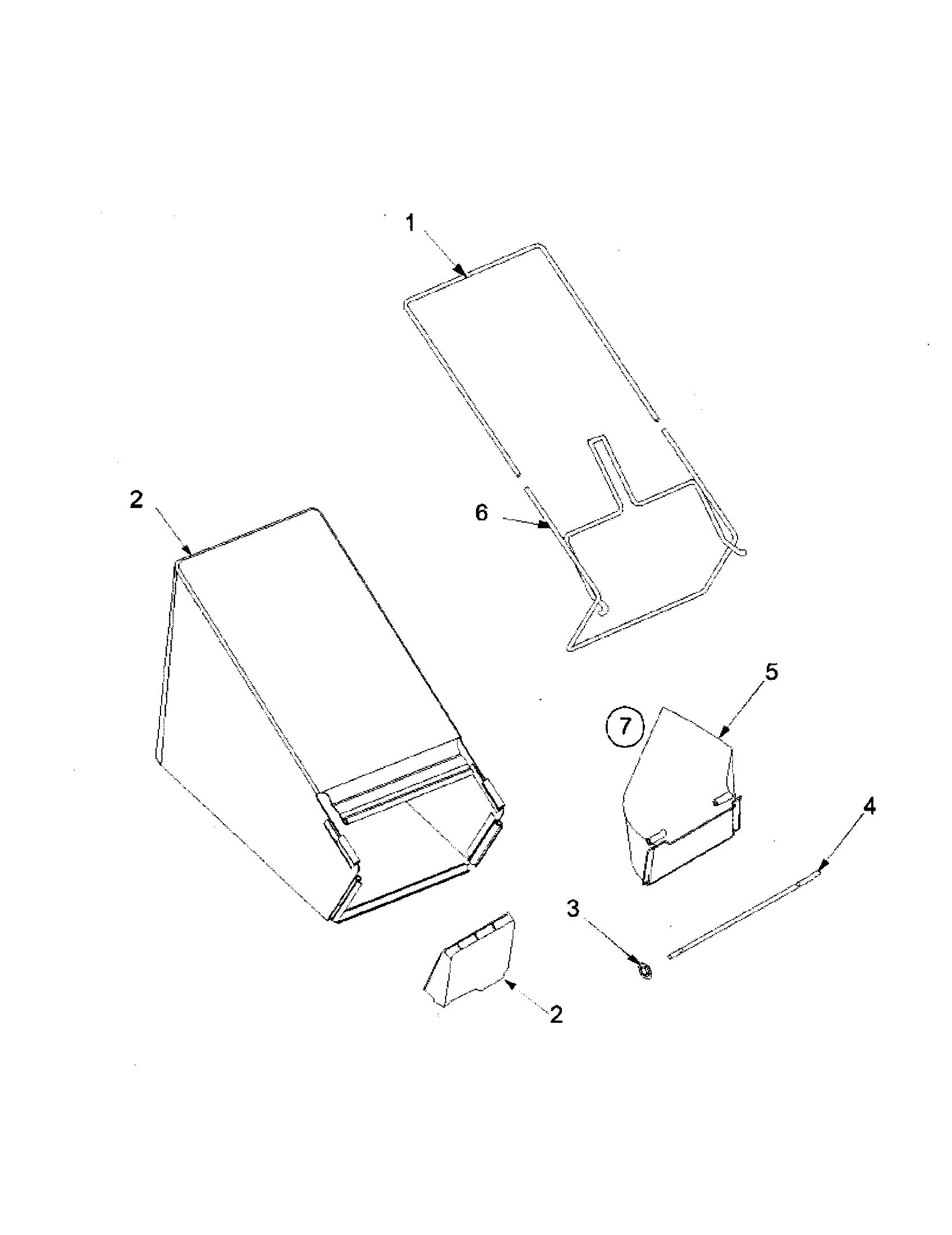 MULCHER PLUG/CATCHER FRAME