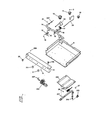 Control panel/cooktop