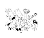 Craftsman 917376691 engine/handle/housing/blade diagram