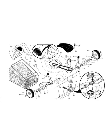 Wheels/tires/bag/gearcase