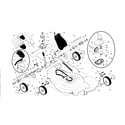 Craftsman 917377890 wheels/tires/gearcase diagram