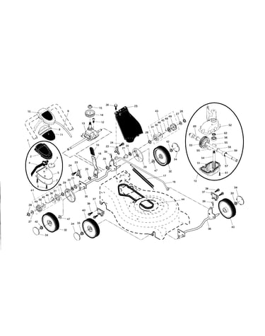 Wheels/tires/gearcase