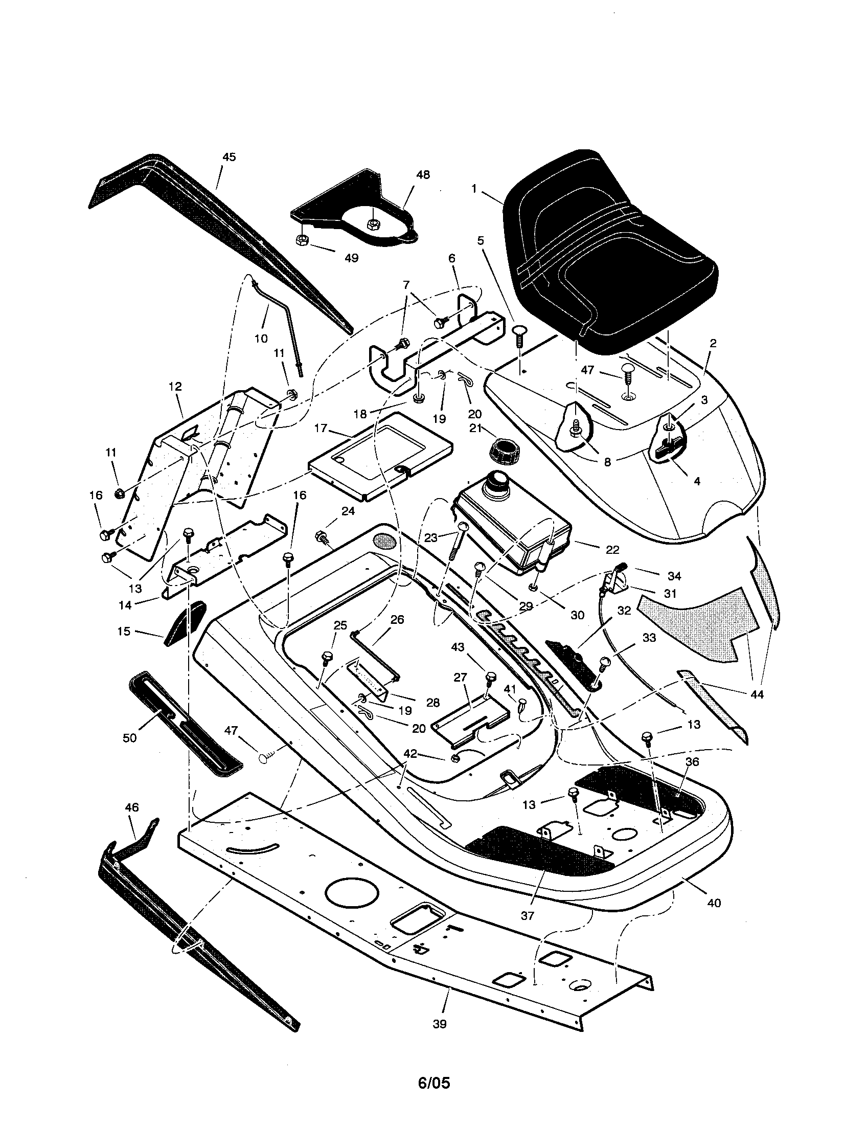 Chassis and hood