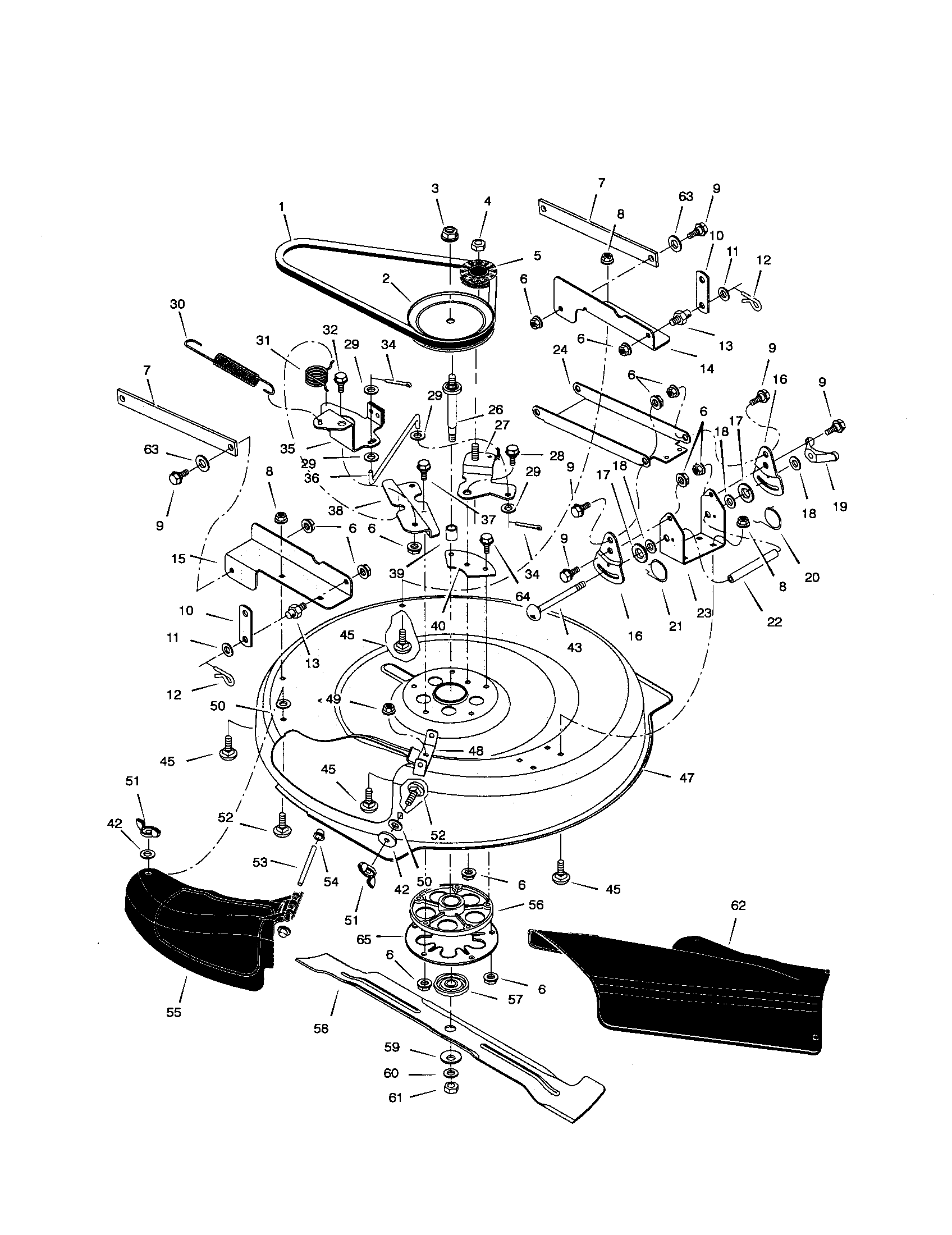 MOWER HOUSING