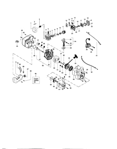 Cylinder/crankshaft/crankcase