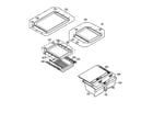 LG LRBN22514SB shelves / trays diagram