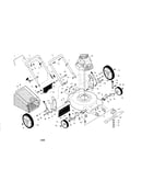 Engine/housing/handle/bag/wheels