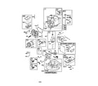 Craftsman 917388832 cylinder/crankshaft/engine-sump diagram