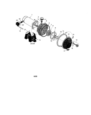Motor/pump body/base